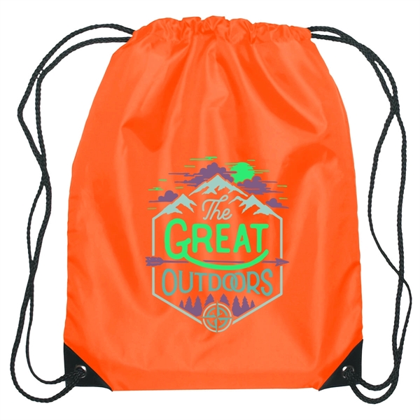 Small sports pack with polyester drawstring.... from ASI 61125 Hit Promotional Products / Hit®