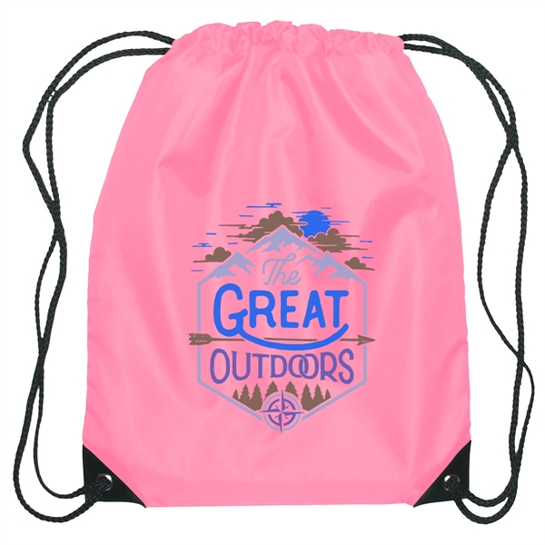 Small sports pack with polyester drawstring.... from ASI 61125 Hit Promotional Products / Hit®