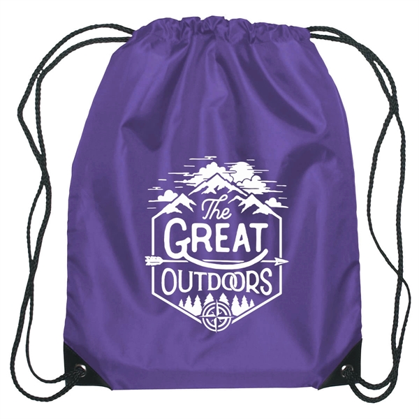Small sports pack with polyester drawstring.... from ASI 61125 Hit Promotional Products / Hit®
