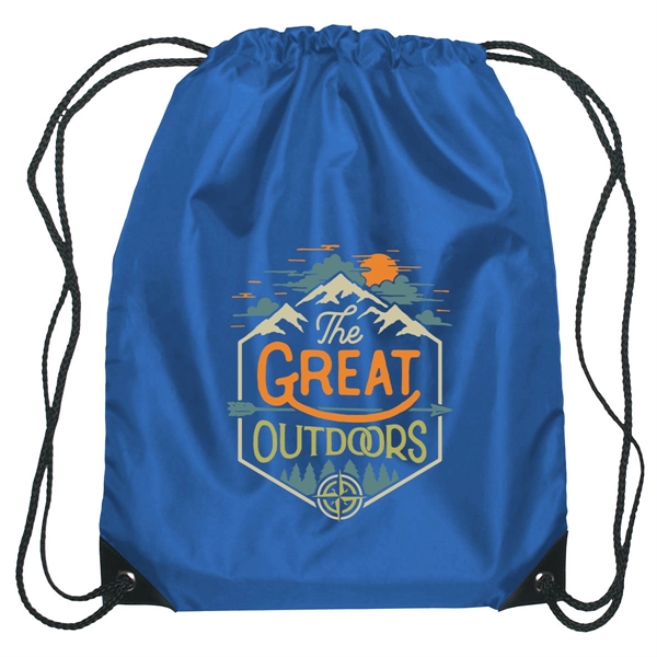 Small sports pack with polyester drawstring.... from ASI 61125 Hit Promotional Products / Hit®