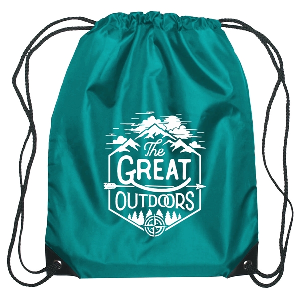 Small sports pack with polyester drawstring.... from ASI 61125 Hit Promotional Products / Hit®