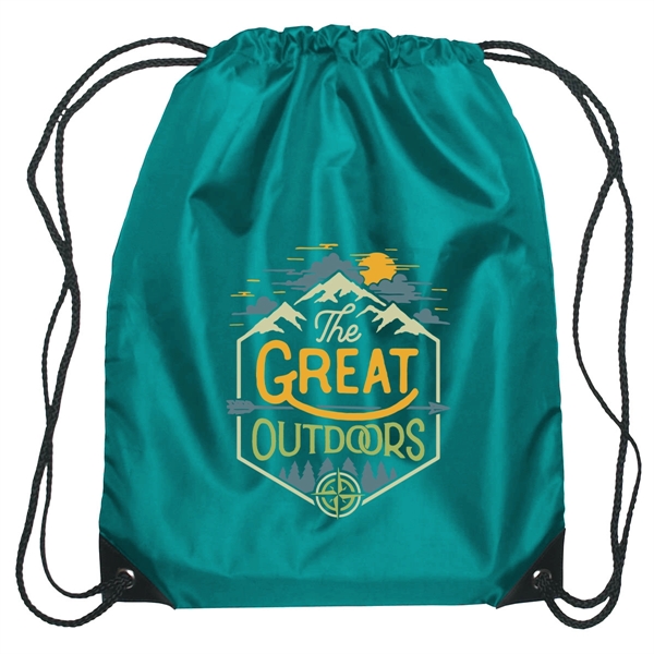 Small sports pack with polyester drawstring.... from ASI 61125 Hit Promotional Products / Hit®