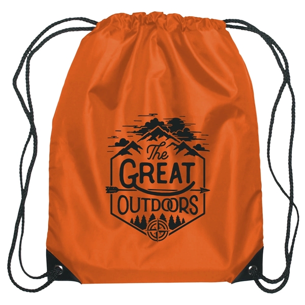 Small sports pack with polyester drawstring.... from ASI 61125 Hit Promotional Products / Hit®