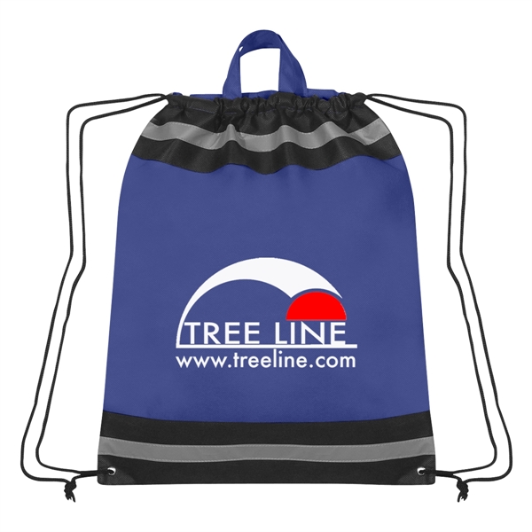 Drawstring reflective sports pack with carrying handles.... from ASI 61125 Hit Promotional Products / Hit®