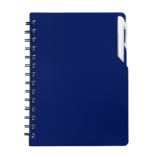 Spiral notebook with matching pen in elastic pen loop.... from ASI 61125 Hit Promotional Products / Hit®