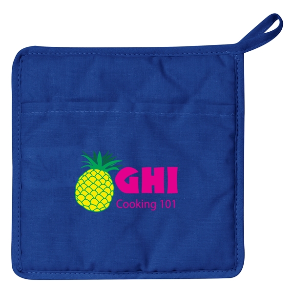 Quilted cotton canvas pot holder with large imprint area.... from ASI 61125 Hit Promotional Products / Hit®