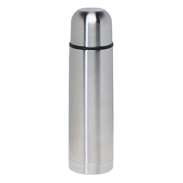 Stainless steel insulated thermos with screw on, spill resistant lid.... from ASI 61125 Hit Promotional Products / Hit®