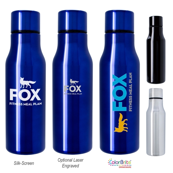 24 Oz. Unity Stainless Steel Bottle. Screw On, Spill-Resistant Lid. ... from ASI 61125 Hit Promotional Products / Hit®
