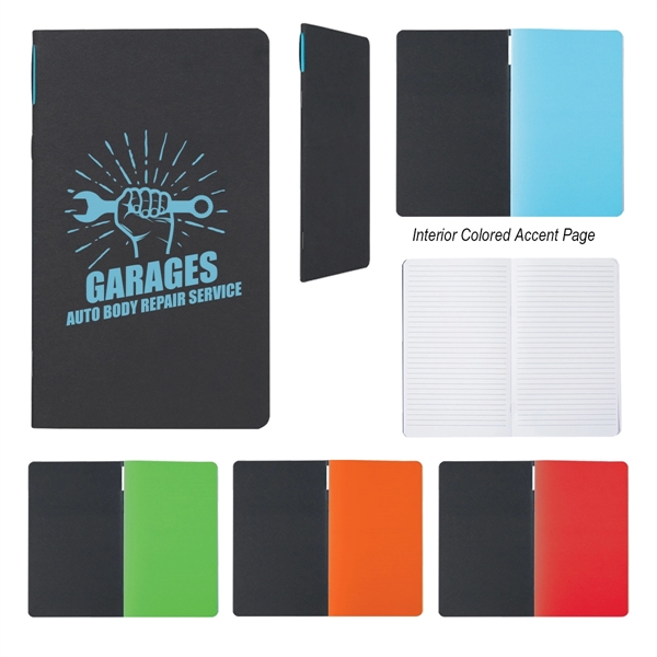 30 Page Lined 5" X 8" Script Notebook with Paper Cover... from ASI 61125 Hit Promotional Products / Hit®