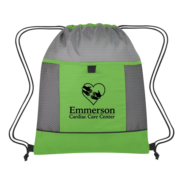 Honeycomb Ripstop Drawstring Bag.  Made of 420 Denier Ripstop. ... from ASI 61125 Hit Promotional Products / Hit®