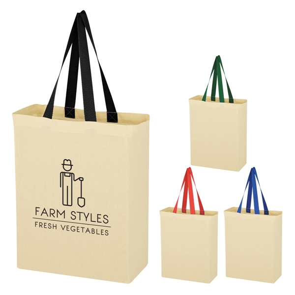 Tote bag for groceries made of natural cotton canvas.... from ASI 61125 Hit Promotional Products / Hit®