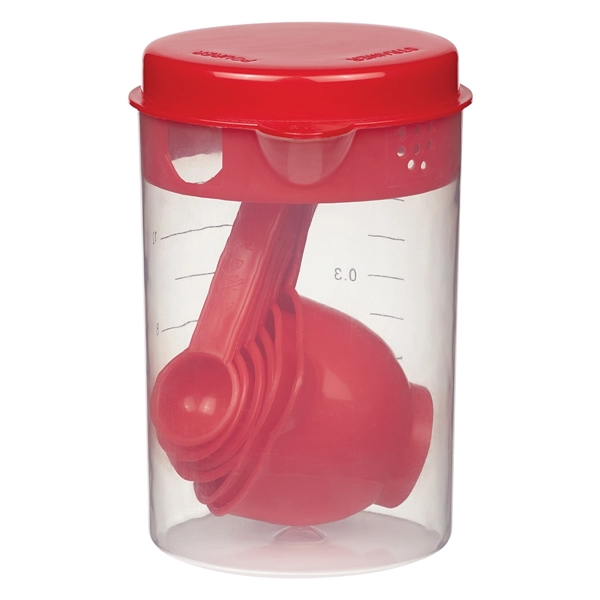 7 piece BPA free measuring set that stores within itself.... from ASI 61125 Hit Promotional Products / Hit®