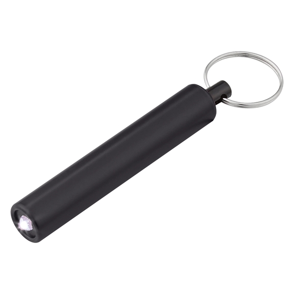 Mini LED flashlight with a split ring key tag attached.... from ASI 61125 Hit Promotional Products / Hit®