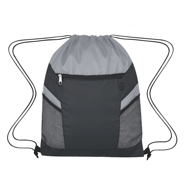 Drawstring bag made of 210 denier PU ripstop.... from ASI 61125 Hit Promotional Products / Hit®