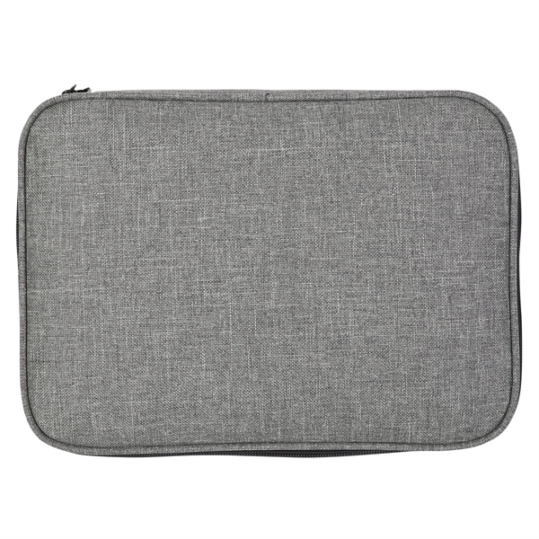 300 denier polyester electronics organizer travel case with mesh pockets, sewn-in... from ASI 61125 Hit Promotional Products / Hit®
