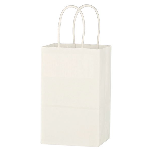 5 1/4" x 8 1/4" shopping bag made from white Kraft... from ASI 61125 Hit Promotional Products / Hit®