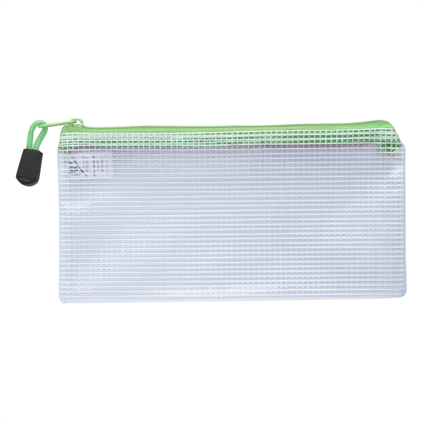 Zippered pouch made of water and stain resistant poly weave durable... from ASI 61125 Hit Promotional Products / Hit®