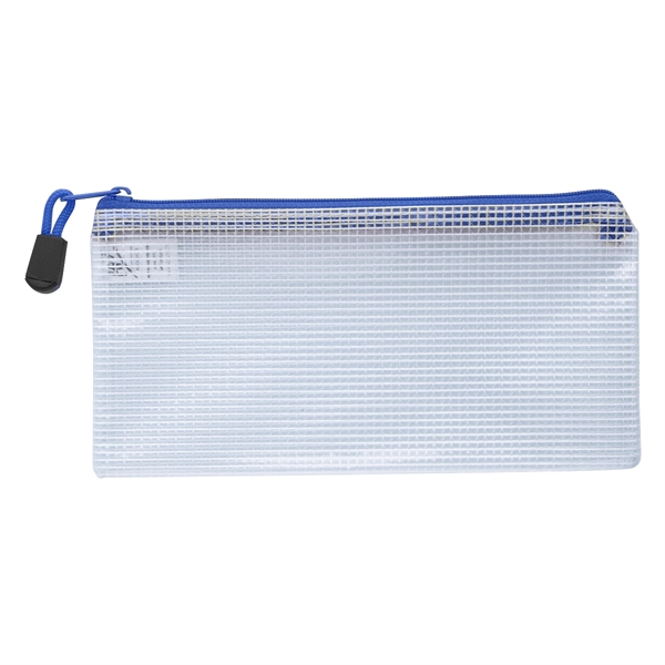 Zippered pouch made of water and stain resistant poly weave durable... from ASI 61125 Hit Promotional Products / Hit®