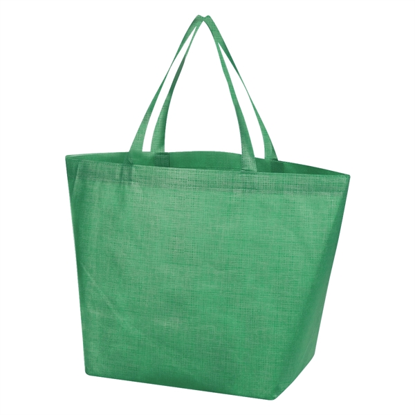 Tote bag made of polypropylene with crosshatched design and 20" handles... from ASI 61125 Hit Promotional Products / Hit®