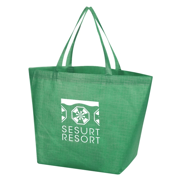 Tote bag made of polypropylene with crosshatched design and 20" handles... from ASI 61125 Hit Promotional Products / Hit®