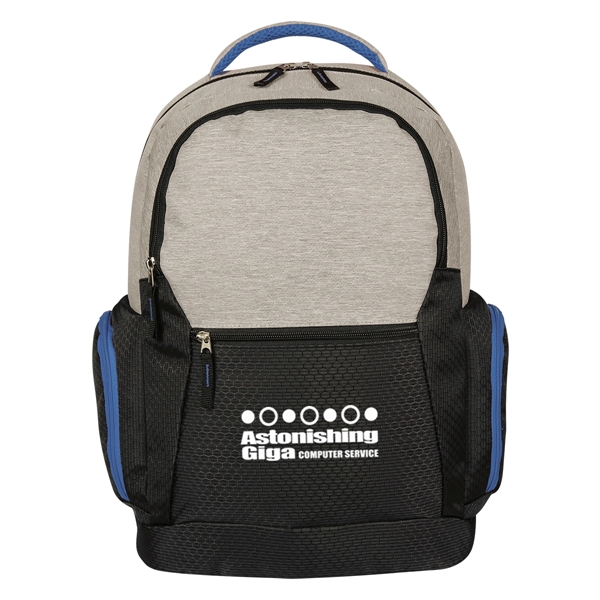 Backpack with space for a 17" laptop, multiple pockets, an air... from ASI 61125 Hit Promotional Products / Hit®