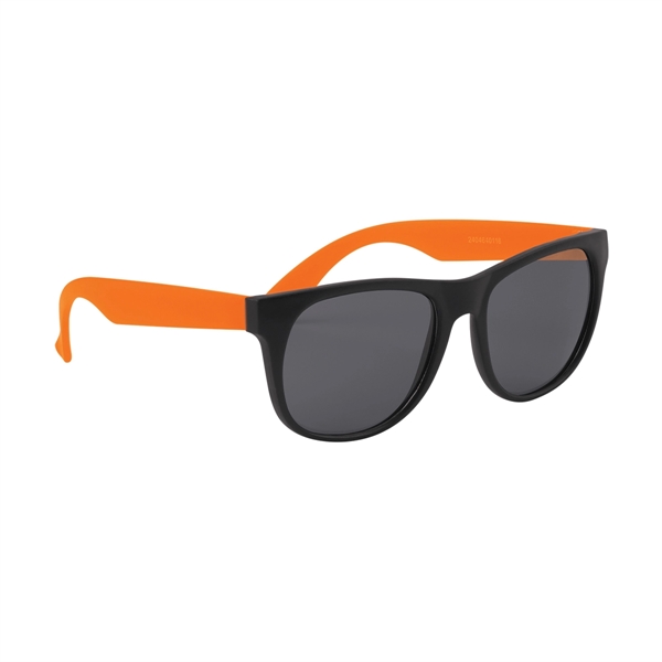 Rubberized sunglasses made of polypropylene with UV400 lenses that provide 100%... from ASI 61125 Hit Promotional Products / Hit®