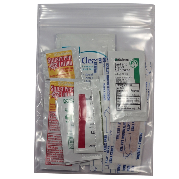 Golf necessities kit with a 5" x 4" plastic pouch and... from ASI 61125 Hit Promotional Products / Hit®