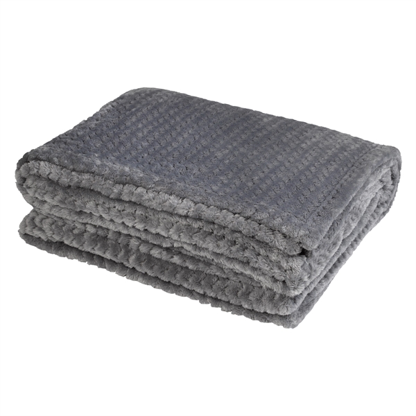 Cozy plush blanket made of 100% polyester and measuring 60" x... from ASI 61125 Hit Promotional Products / Hit®