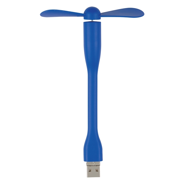 Mini USB fan made of flexible material and compatible with devices... from ASI 61125 Hit Promotional Products / Hit®