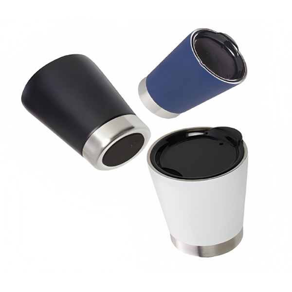 Double wall vacuum insulated stainless steel tumbler with lid, 12 oz.... from ASI 37218 Athena Promo (tm)