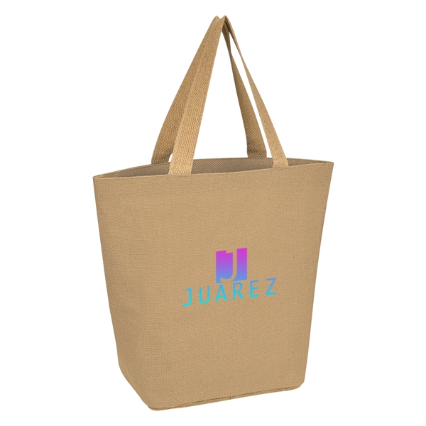 Tote bag made of 100% pure jute which is biodegradable 24"... from ASI 61125 Hit Promotional Products / Hit®