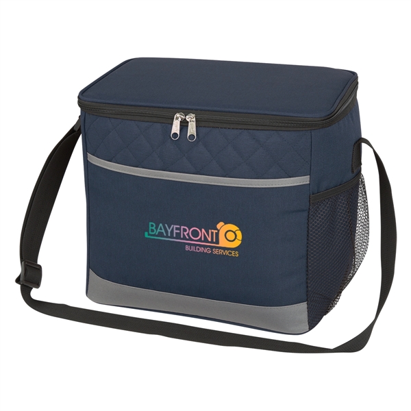 Carter quilted cooler bag made of polyester with PEVA lining, an... from ASI 61125 Hit Promotional Products / Hit®