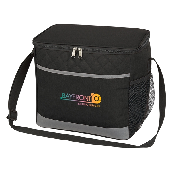 Carter quilted cooler bag made of polyester with PEVA lining, an... from ASI 61125 Hit Promotional Products / Hit®