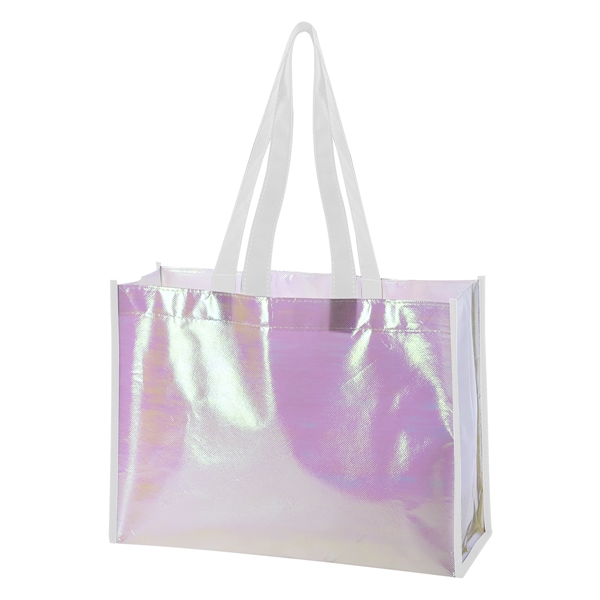 13 7/8" x 10" x 4 7/8" pearl white tote bag... from ASI 61125 Hit Promotional Products / Hit®