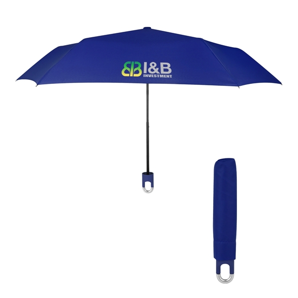 38" arc compact umbrella that's telescopic folding and manual-open with metal... from ASI 61125 Hit Promotional Products / Hit®