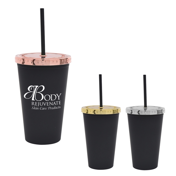 16 oz. tumbler made of AS material with double-wall insulation for... from ASI 61125 Hit Promotional Products / Hit®