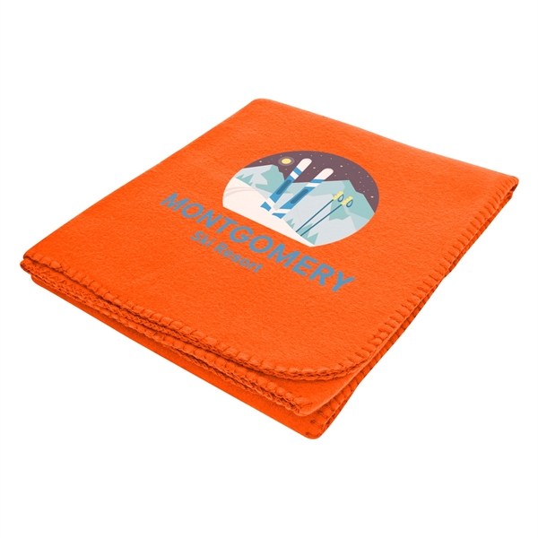Filmore fleece blanket for staying comfy and covered during various activities.... from ASI 61125 Hit Promotional Products / Hit®