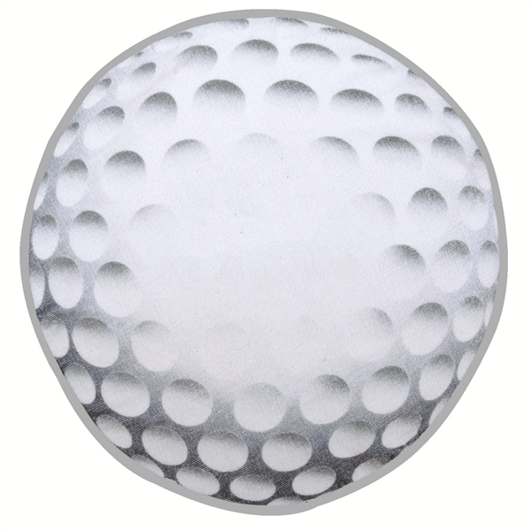 Golf Ball Shaped Sports Towel is perfect for logos.... from ASI 79750 Pro Towels