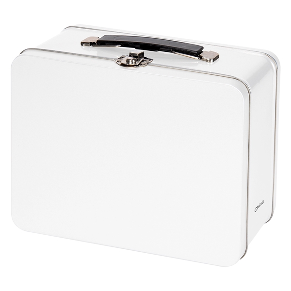 Throwback tin lunch box for taking your meal to work or... from ASI 61125 Hit Promotional Products / Hit®
