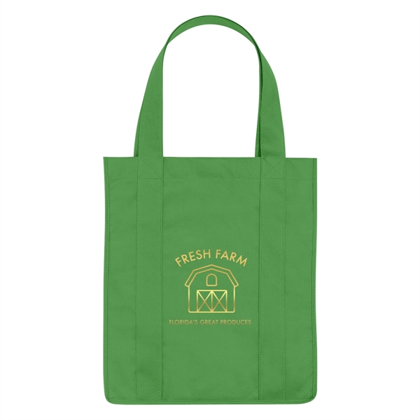 Non-Woven Shopper Tote Bag.  Made of 80 Gram Non-Woven, Coated... from ASI 61125 Hit Promotional Products / Hit®