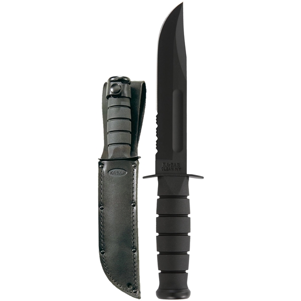 Partially serrated blade, sheath included. Made in USA.... from ASI 41561 Brand Box USA, LLC