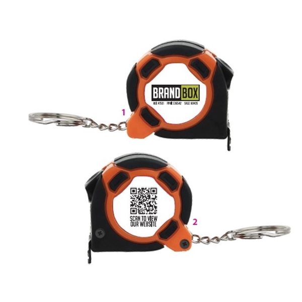 6' Keychain tape measure.... from ASI 41561 Brand Box USA, LLC