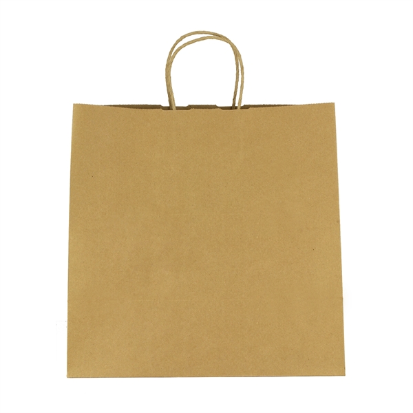10" x 10" x 5 1/2" brown Kraft paper shopping bag... from ASI 61125 Hit Promotional Products / Hit®