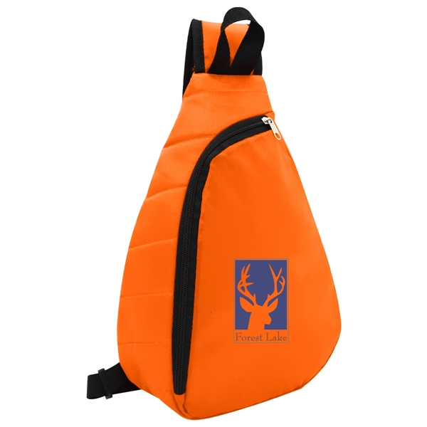 Puffy sling backpack for storing essential items as you go about... from ASI 61125 Hit Promotional Products / Hit®