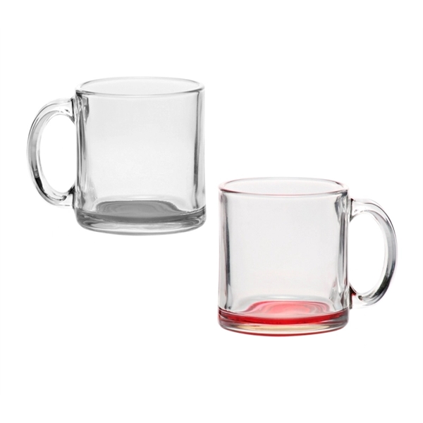 13 oz. Clear Glass Mug plus 1 color silkscreen imprint on... from ASI 37218 Athena Promo (tm)