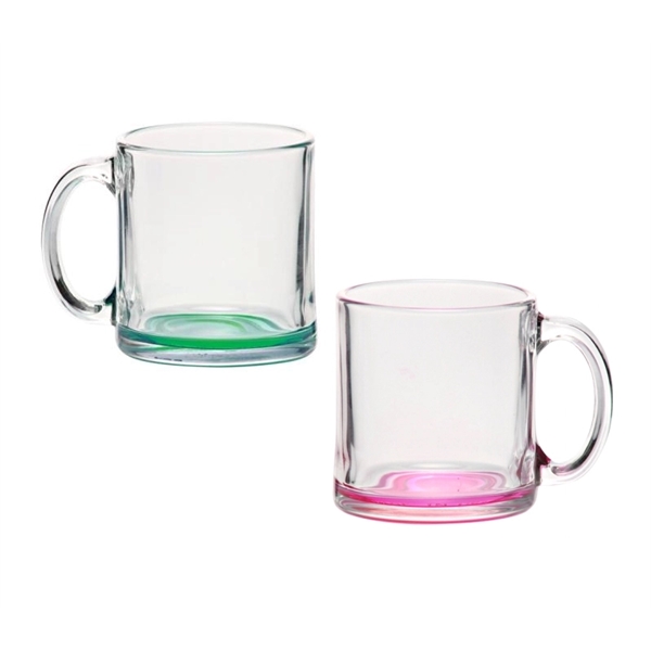 13 oz. Clear Glass Mug plus 1 color silkscreen imprint on... from ASI 37218 Athena Promo (tm)