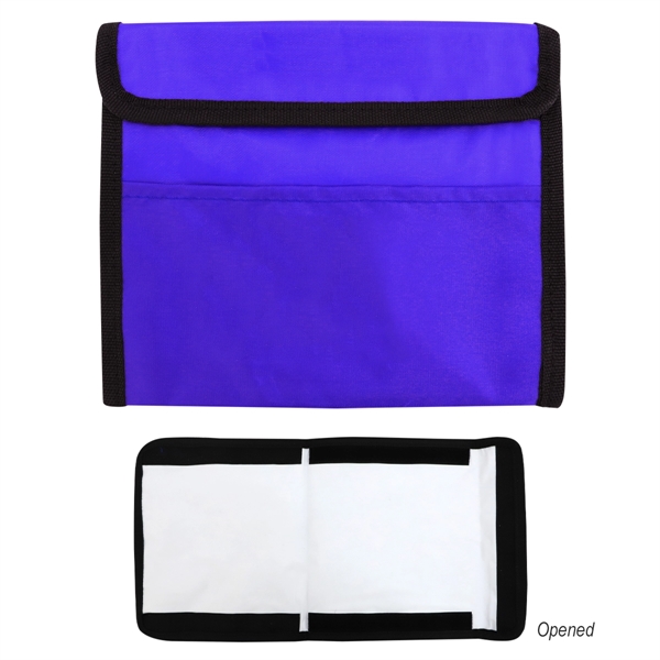 7" x 11" 210 Denier polyester Pack & Snack storage bag... from ASI 61125 Hit Promotional Products / Hit®