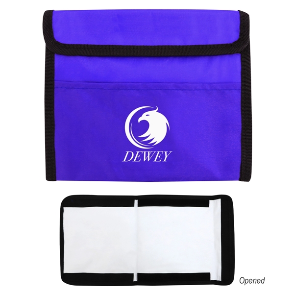 7" x 11" 210 Denier polyester Pack & Snack storage bag... from ASI 61125 Hit Promotional Products / Hit®