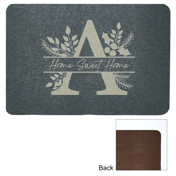 15" x 23" small interior 216 gram polyester floor mat in... from ASI 61125 Hit Promotional Products / Hit®