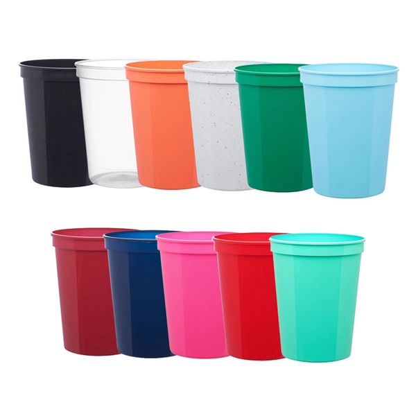 16 oz. Reusable plastic cup plus 1 color silkscreen imprint on... from ASI 37218 Athena Promo (tm)